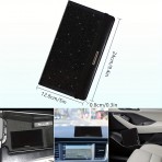 車の登録と保険ホルダー、車両ボックスオーガナイザー、運転免許証IDキー情報カード用フェイクレザードキュメントホルダー、ゴムバンド開閉